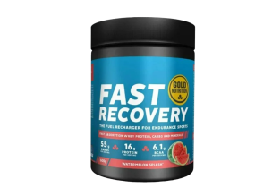Bautura de recuperare Gold Nutrition Fast Recovery 600g, Aroma Pepene rosu