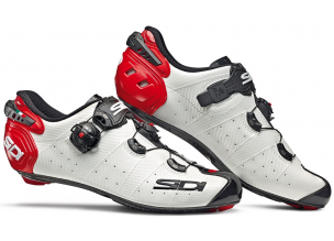 Pantofi ciclism sosea Sidi Wire 2 Carbon-Alb/Rosu-40