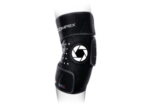 Dispozitiv pentru terapia rece/calda pentru genunchi Compex ColdForm-Negru-S/M