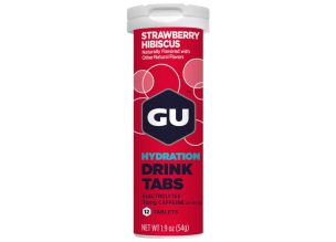Tablete izotonice efervescente GU Hydration Drink Tabs Aroma Capsuni/Hibiscus, 54g