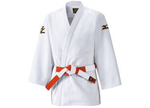 Bluza kimono Judo Mizuno Yawara-Alb-2