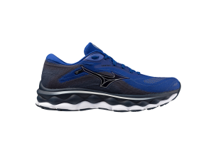 Pantofi alergare barbati Mizuno Wave Sky 7 SS 2024-Albastru/Negru-42 1/2
