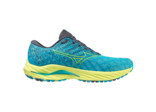 Pantofi alergare barbati Mizuno Wave Inspire 19 FW 2023-Albastru/Lime-40 1/2