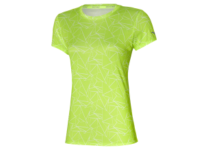 Tricou alergare dama Mizuno Core Graphic-Lime-XS