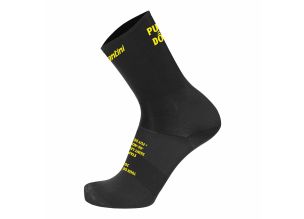Sosete ciclism Santini Puy De Dome-Negru/Galben-XS/S