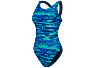 Costum baie dama Tyr Hydra Maxfit-Albastru-36