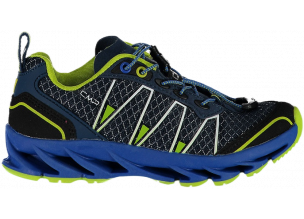Pantofi trail copii CMP Altak 2.0 Waterproof-Albastru/Lime-28