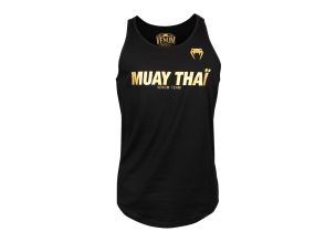 Maiou antrenament barbati Venum Muay Thai VT-Negru/Auriu-L