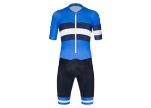 Costum ciclism barbati Santini Viper Bengal-Albastru-M