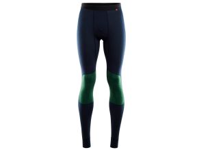 Pantaloni de corp merino barbati Aclima LightWool Reinforced-Bleumarin/Verde-XXL