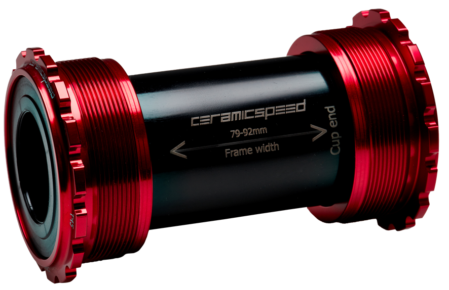 Butuc pedalier CeramicSpeed T45 SRAM GXP-Rosu