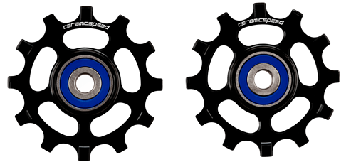 Rotite schimbator CeramicSpeed Shimano 11s NW 12 dinti-Negru