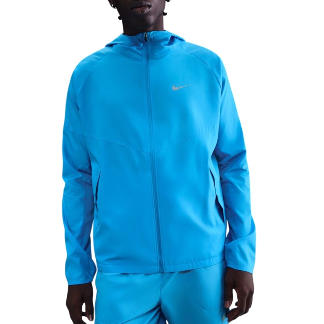 Jacheta alergare barbati Nike Miler FW 2025-Albastru-S