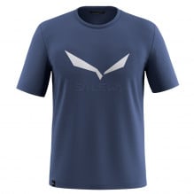 Tricou tehnic barbati Salewa Solidlogo Dri-Release-Albastru-44/XS