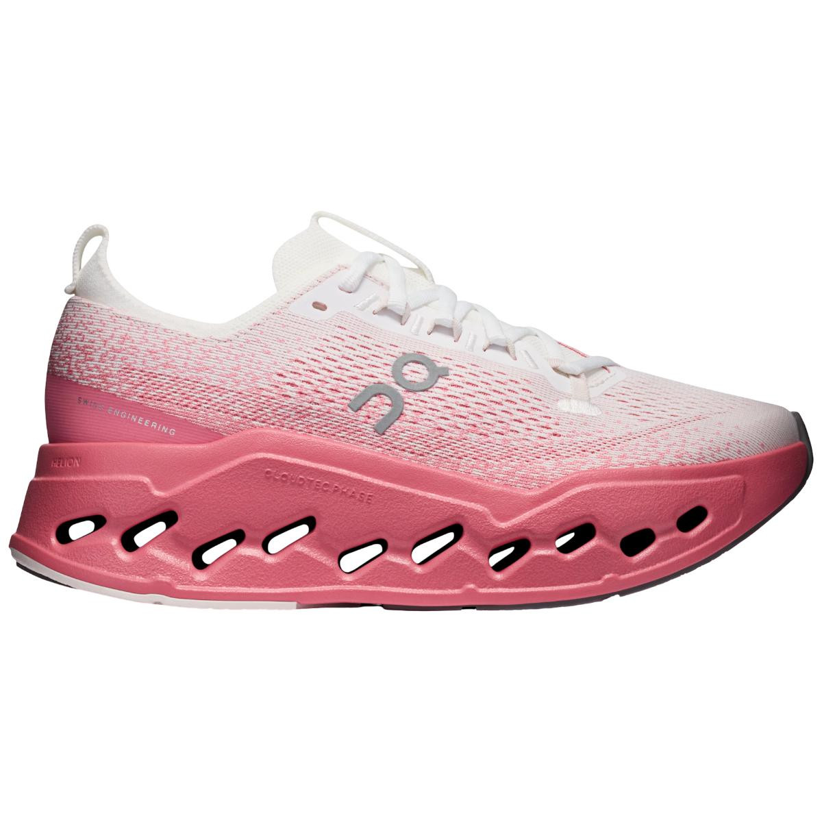 Pantofi alergare dama ON Cloudsurfer Max FW 2026-Alb/Roz-37 1/2