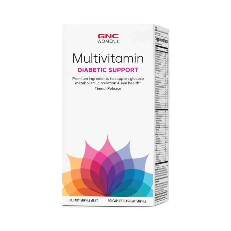 Multivitamine GNC Women's Multivitamin Diabetic Support, Pentru Femei Pentru Suport Diabetic, 90 Tb