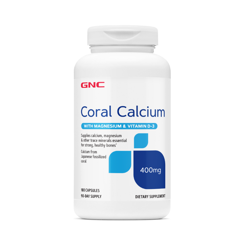 Calciu coral GNC Coral Calcium, 180 Cps
