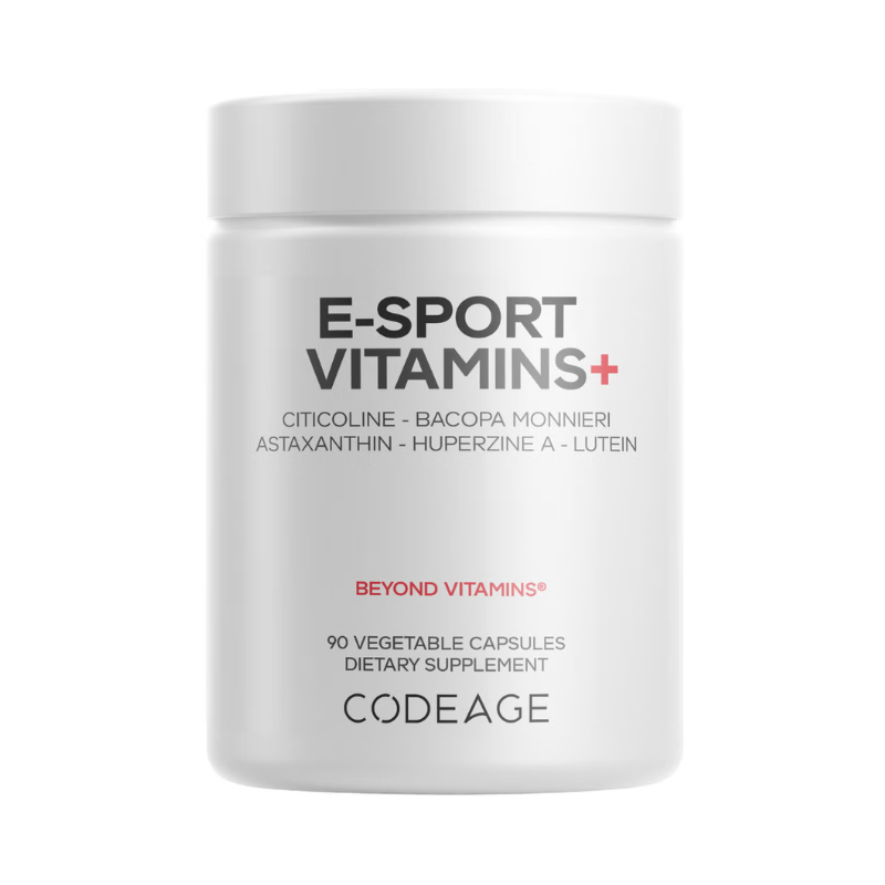Formula pentru Energie si Acuitate Mentala in Gaming Codeage E-sport Vitamins+, 90cps