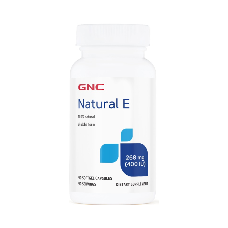 Vitamina E naturala GNC 400 Ui, 90 Cps