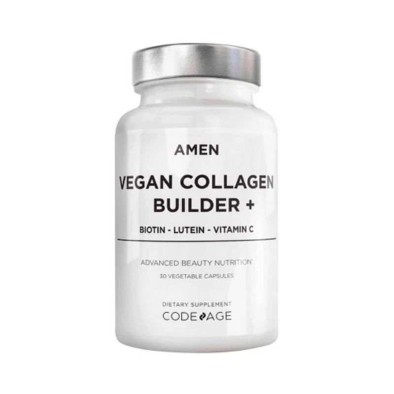 Colagen Vegan cu Biotina Codeage Amen Vegan Collagen Builder Luteina si Vitamina C 30 Cps