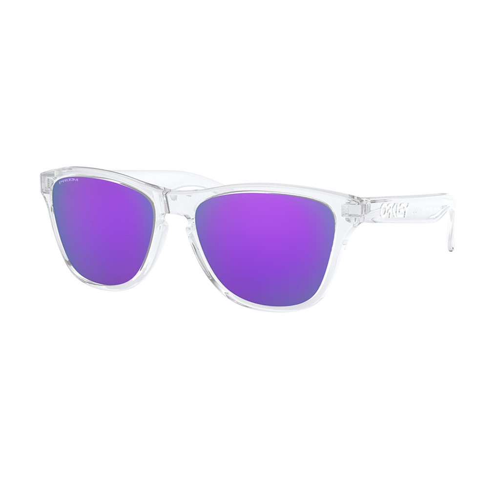 Ochelari de soare copii Oakley Frogskins XXS Polished Clear / Prizm Violet