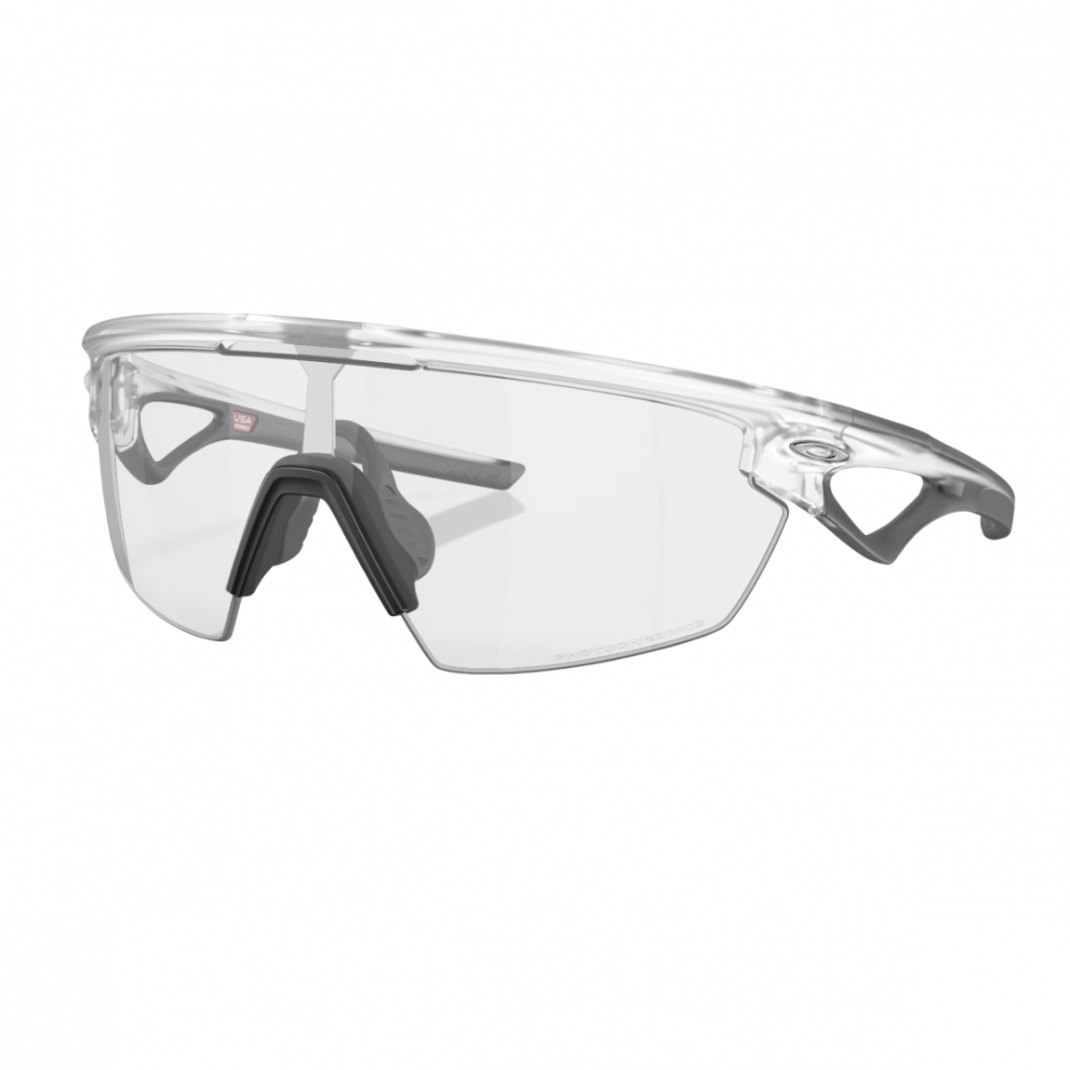 Ochelari de soare Oakley Sphaera Matte Clear / Clear To Black Iridium Photochromic
