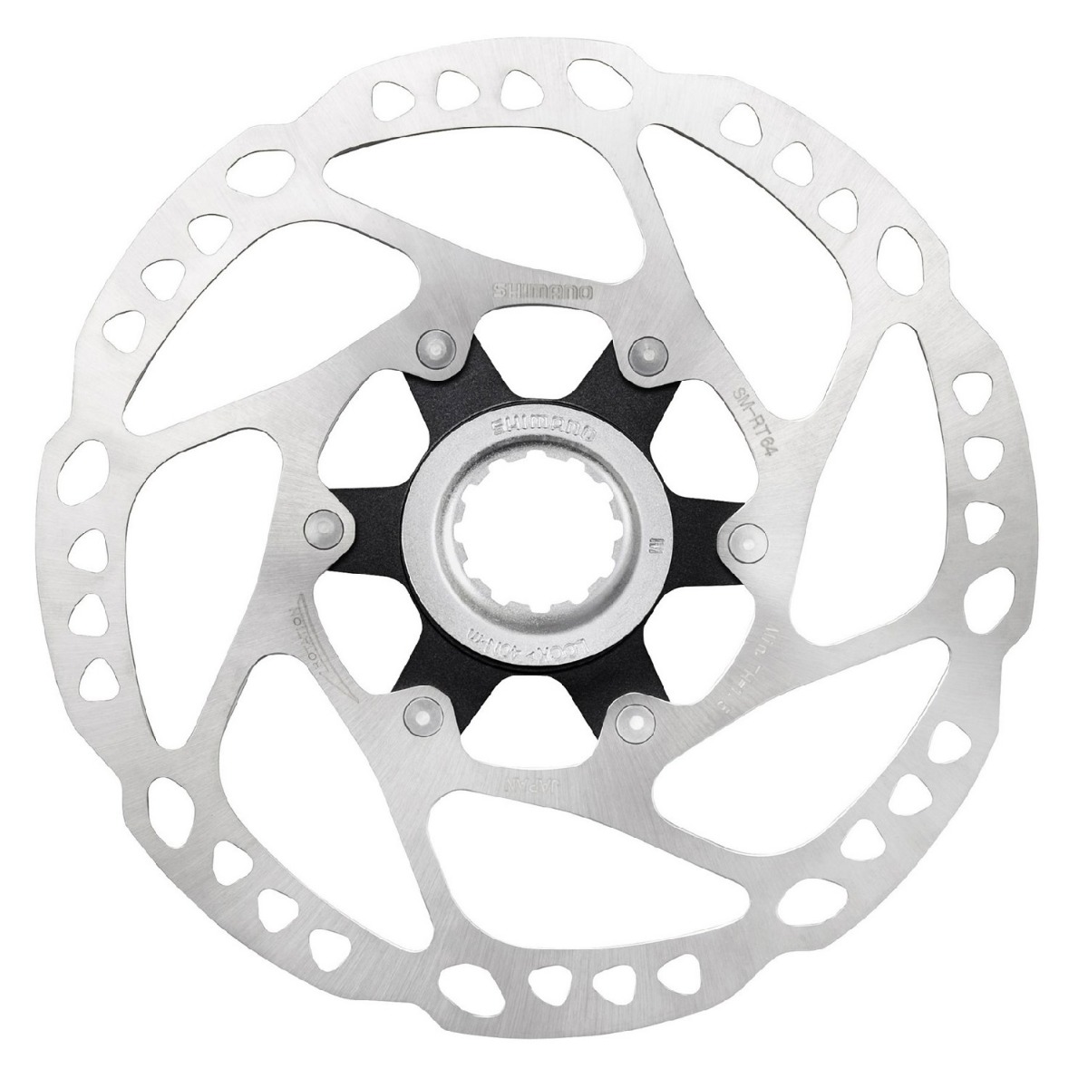 Rotor pentru frana pe disc Shimano Deore SM-RT64SS PIULITA DE STRANGERE INTERNA 140mm