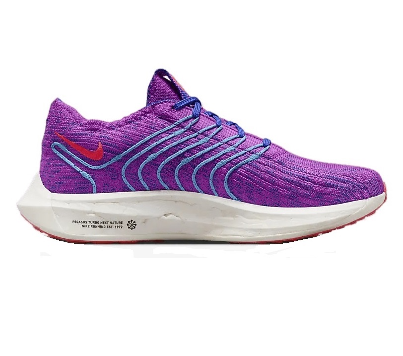 Pantofi alergare dama Nike Pegasus Turbo Next Nature SS 2023-Mov/Rosu-38