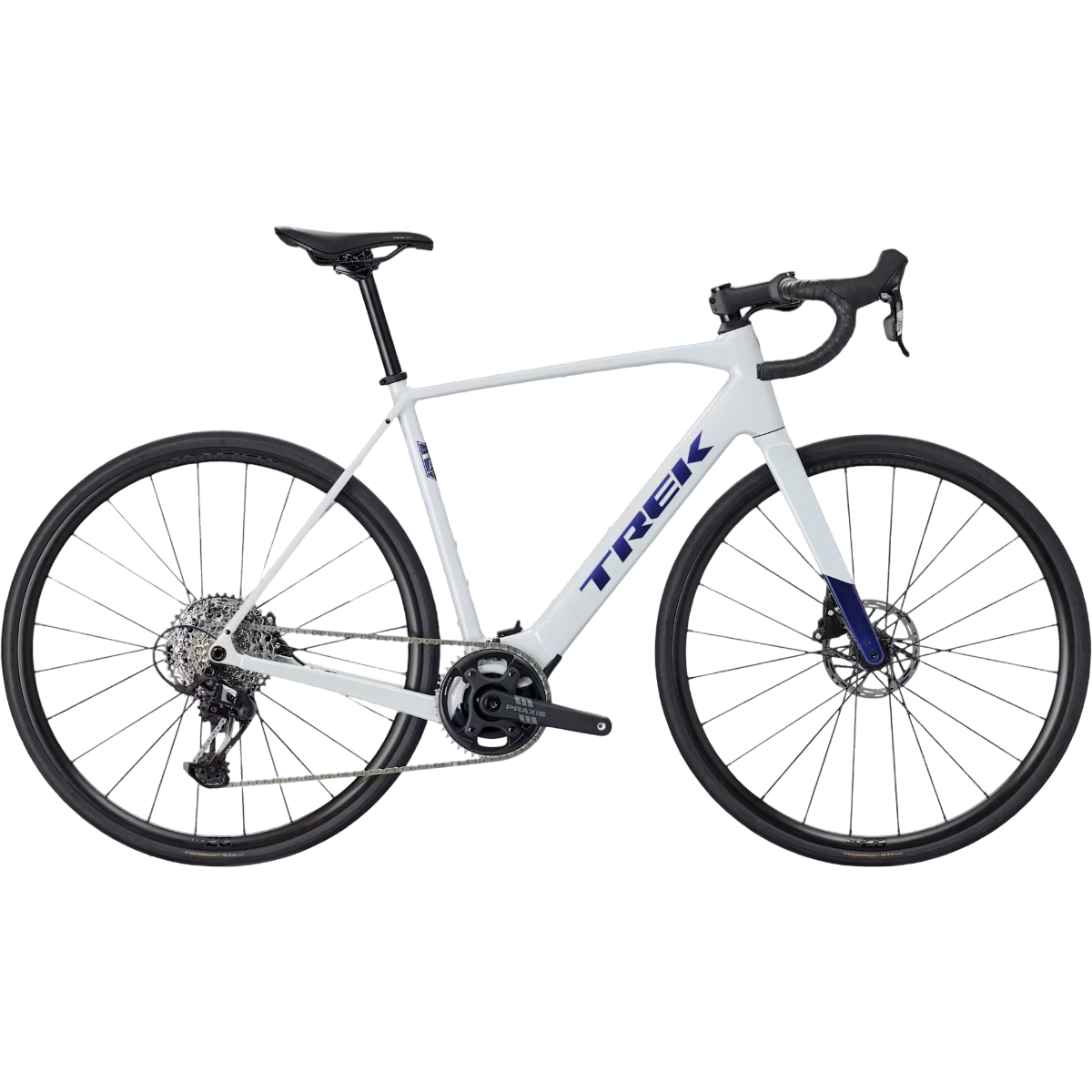 Bicicleta electrica Trek Domane+ ALR 5 28" 2026-Alb/Mov-S