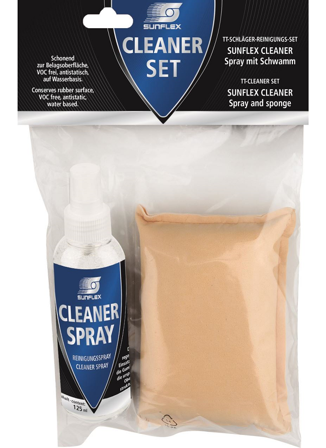 Set de curatat palete Sunflex, burete + lichid