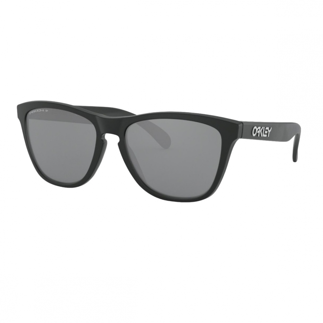 Ochelari de soare Oakley Frogskins Matte Black / Prizm Black Polarized