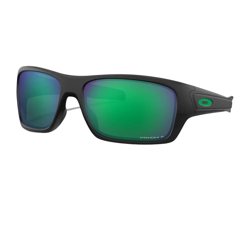 Ochelari de soare Oakley Turbine Matte Black / Prizm Jade Polarized