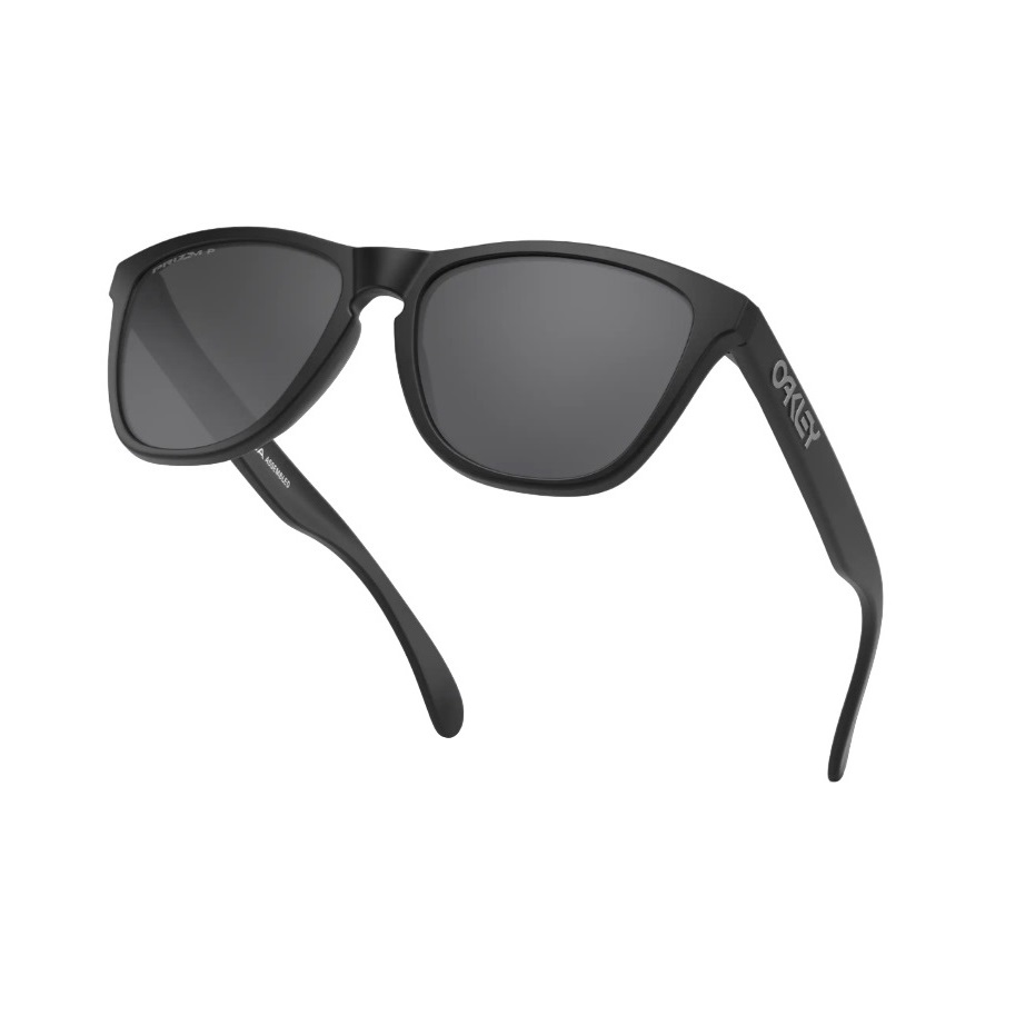 Ochelari de soare Oakley Frogskins Matte Black / Prizm Black Polarized