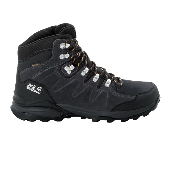 ROUGH AND RUGGED PEAKS ブラック 2(M) Bocanci Trekking barbati Jack Wolfskin Refugio Texapore Mid