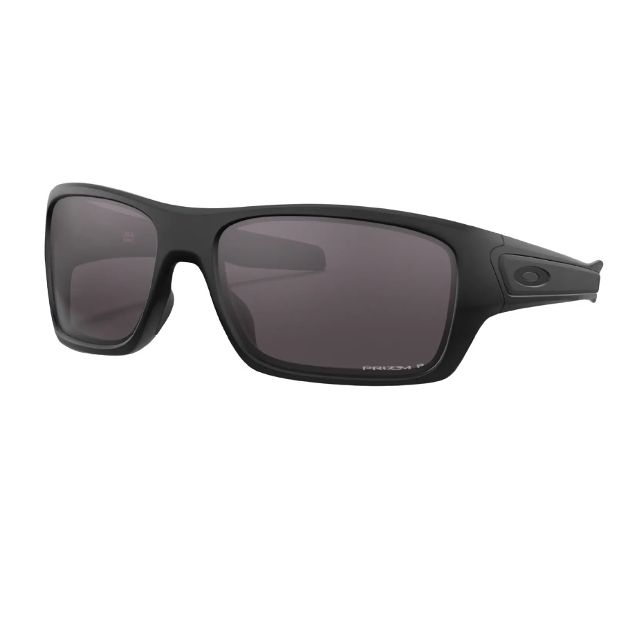Ochelari de soare Oakley Turbine Matte Black / Prizm Grey Polarized