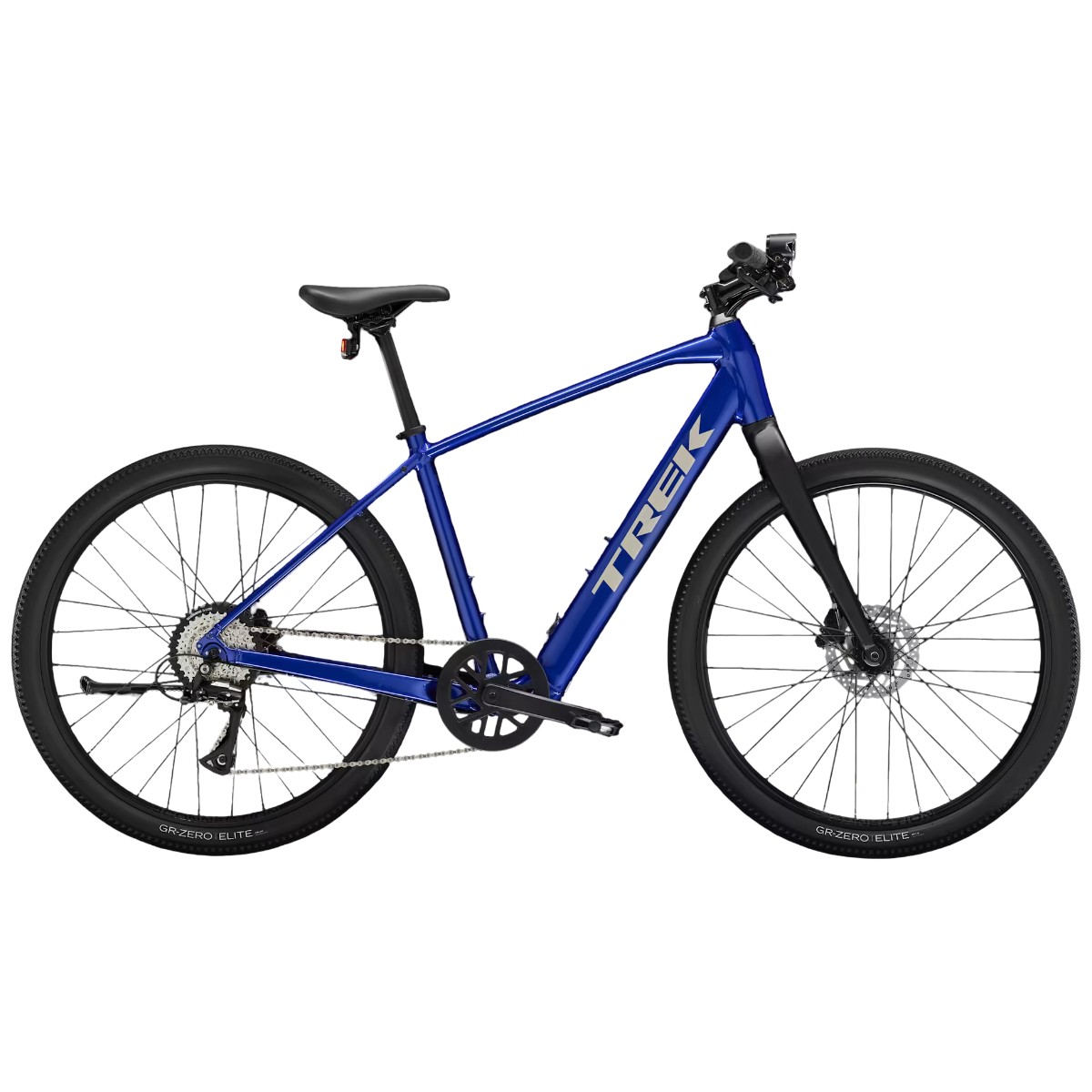 Bicicleta electrica Trek Dual Sport+ 2 LT 27.5" 2026-Albastru/Argintiu-L