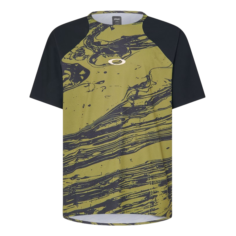 Tricou ciclism barbati Oakley Seeker Airline-Kaki/Negru-XS