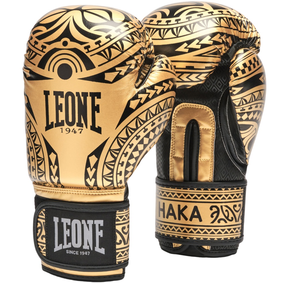 Manusi box Leone Haka-Auriu/Negru-10 oz