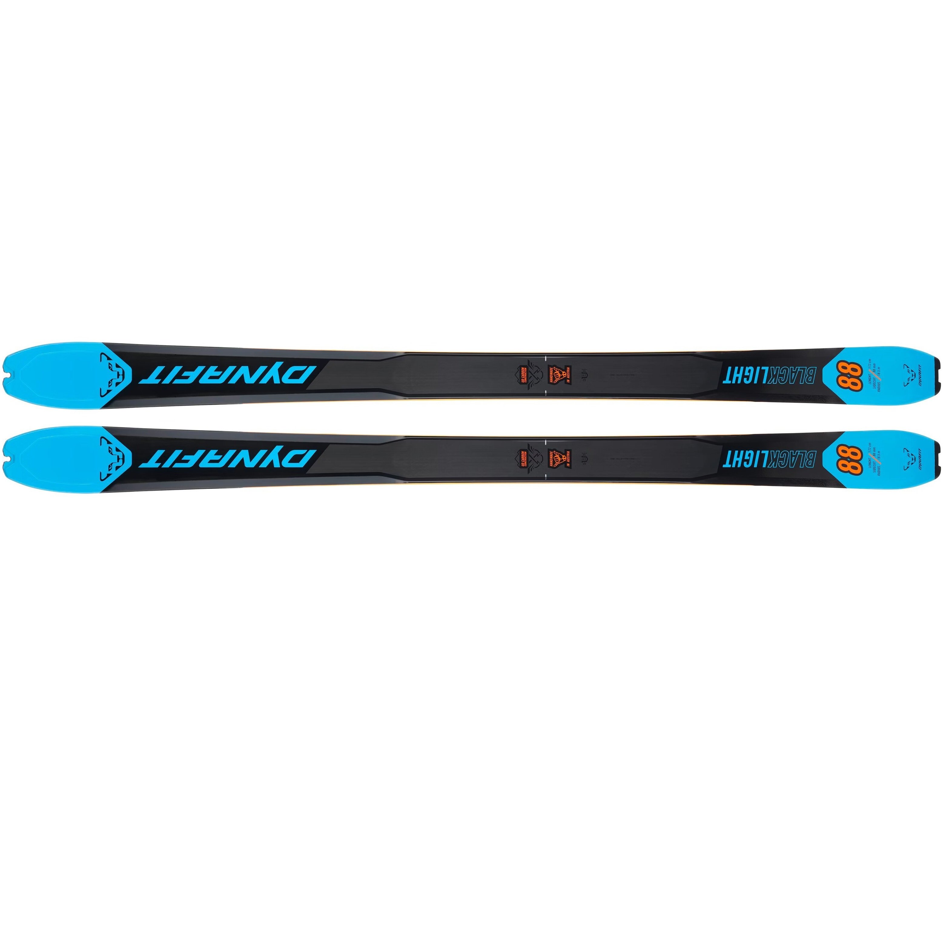 Schiuri de tura barbati Dynafit Blacklight 88 + Legaturi Blacklight Long Travel + Piele de foca-Negru/Albastru-158