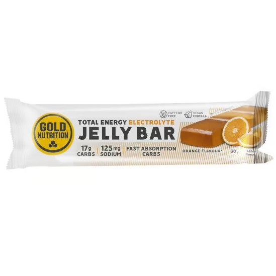 Jeleu energizant Gold Nutrition Jelly Bar Aroma de Portocale, 30g
