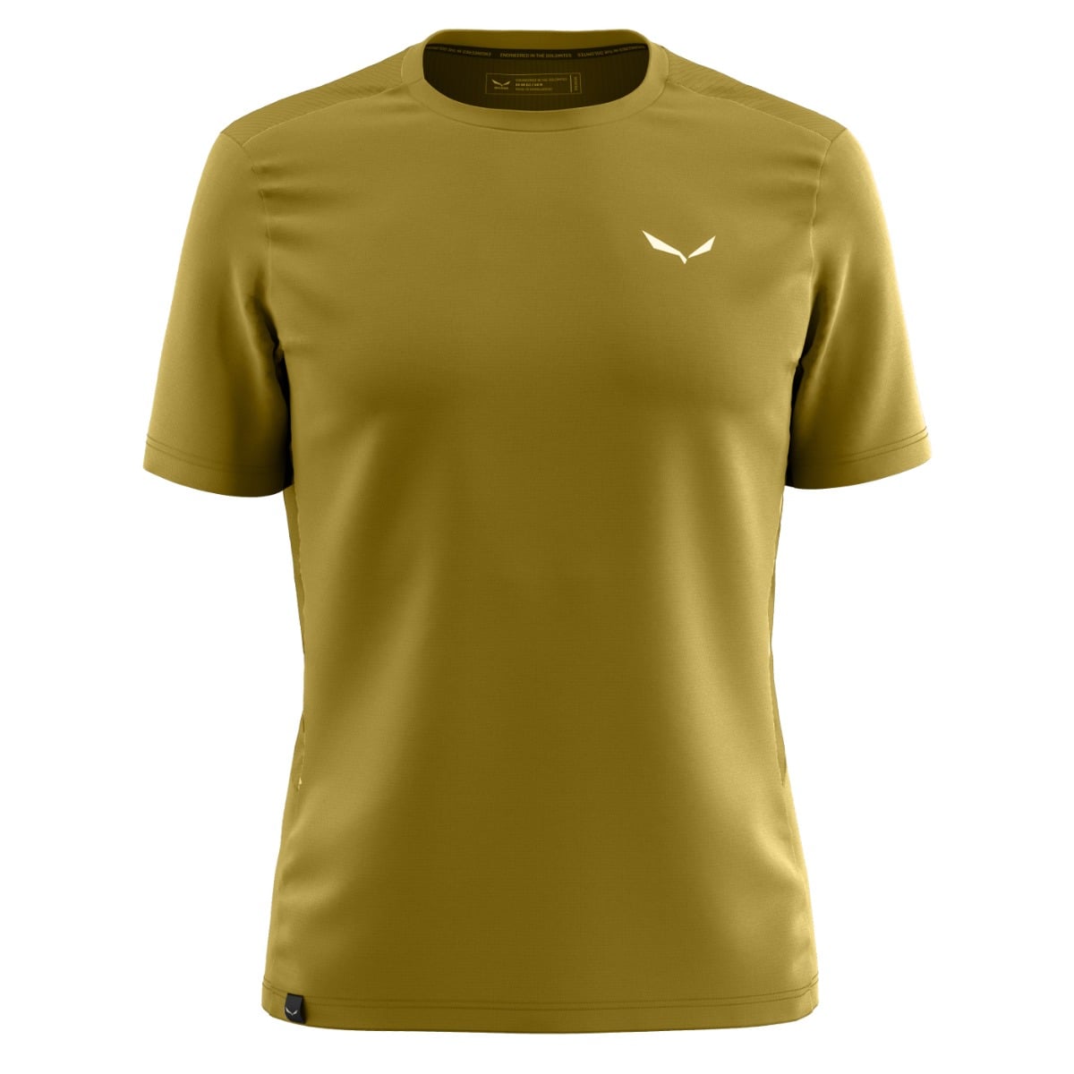 Tricou trekking barbati Salewa Puez Hybrid Dry-Verde Deschis-46/S
