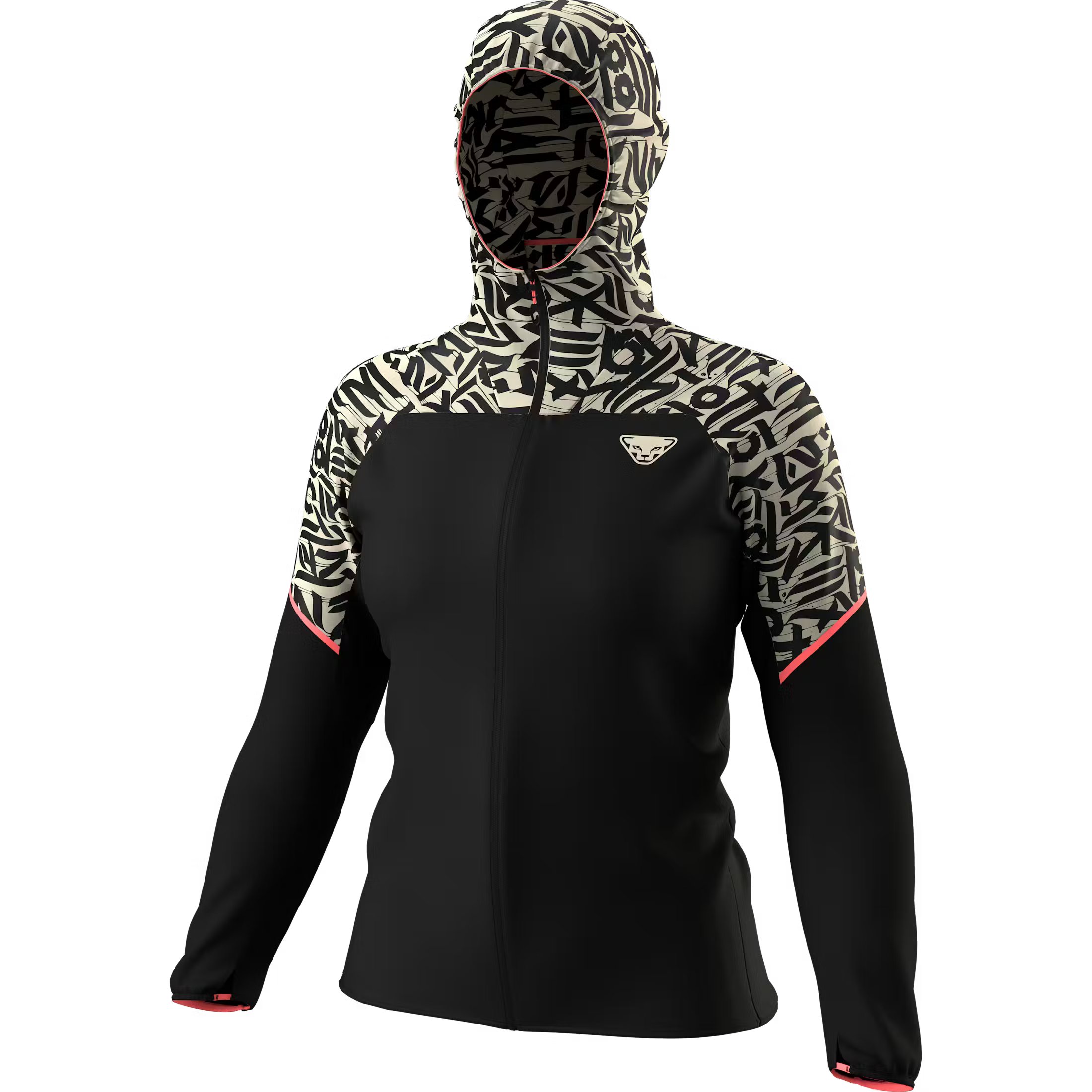 Jacheta alergare dama Dynafit Trail Wind-Negru/Bej-XS