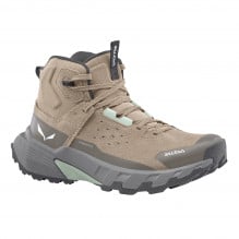 Ghete trekking dama Salewa Pedroc 2 Leather Mid Powertex-Bej/Gri-36 1/2
