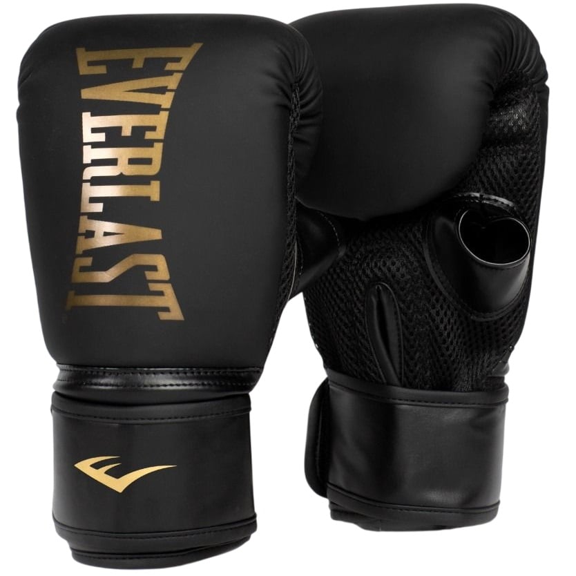 Manusi box Everlast Cardio Elite-Negru/Auriu-S/M