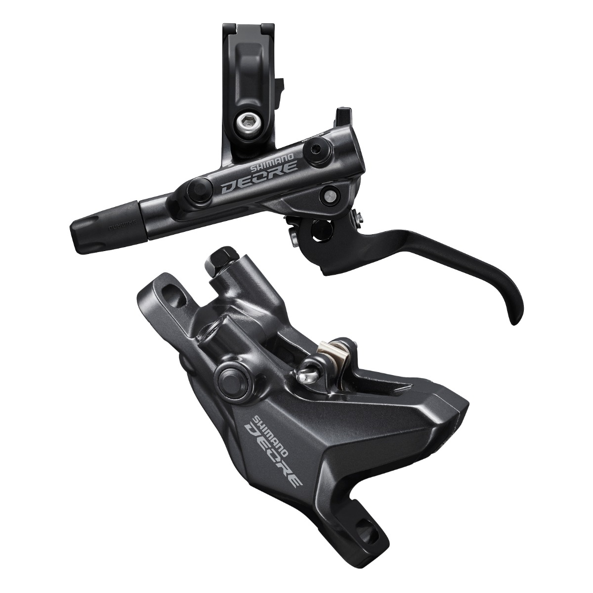Frana hidraulica pe disc Shimano Deore BL-M6100/BR-M6100 fata, placute resin