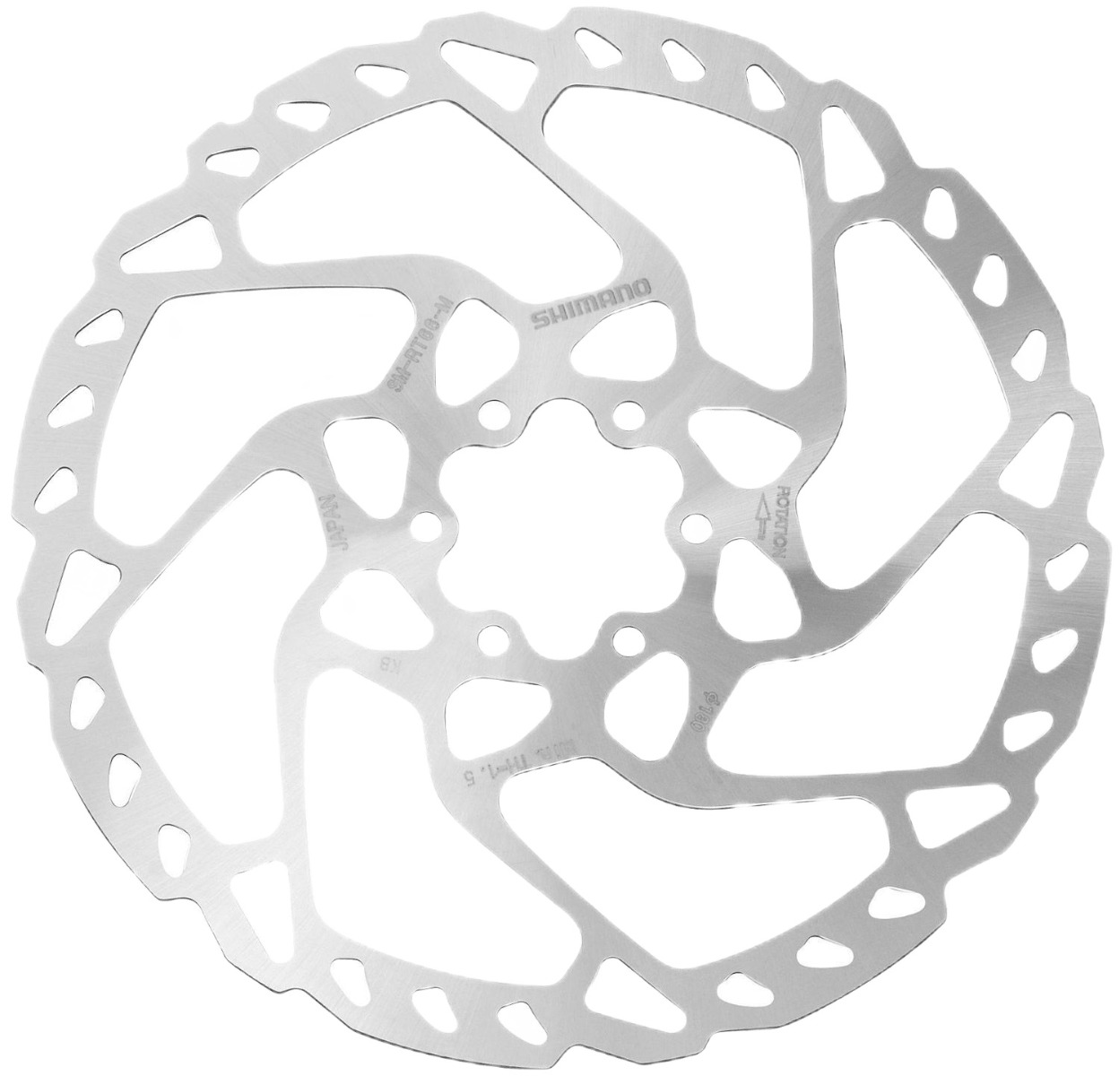 Rotor disc frana Shimano SLX SM-RT66, 180mm
