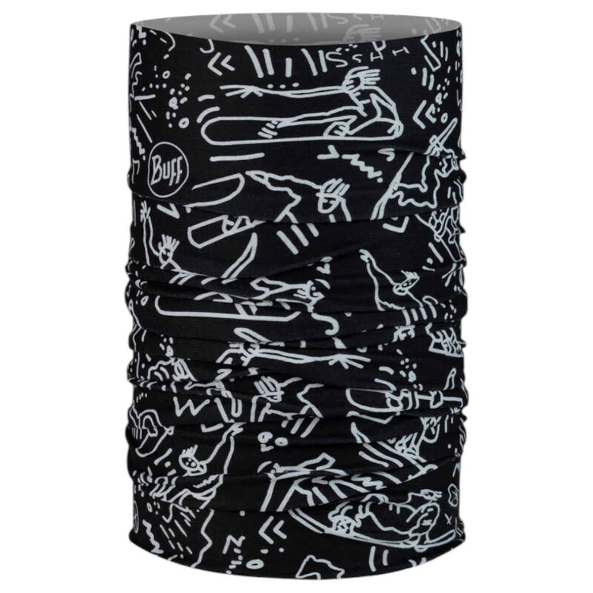 Bandana tubulara multifunctionala Buff Original Ecostretch Tivat Black