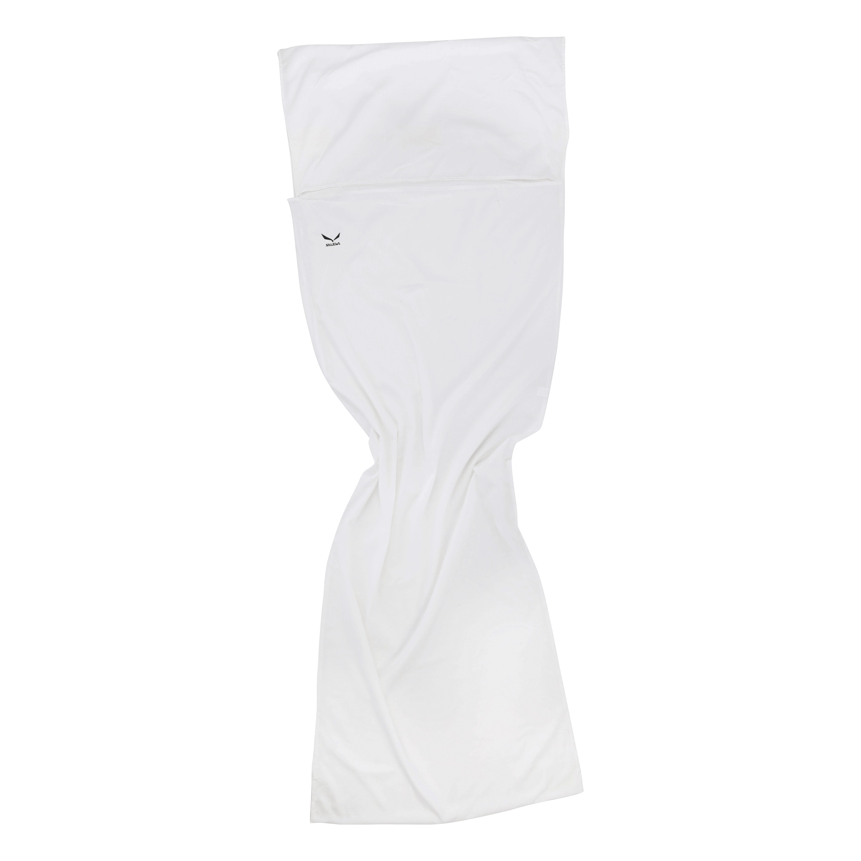 Captuseala sac de dormit Salewa Cotton-Feel Silverized Zip-Alb-Dreapta