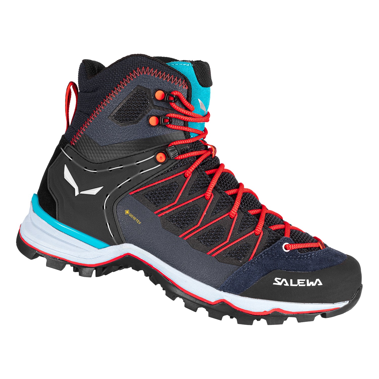 Bocanci trekking dama Salewa Mountain Trainer Lite Mid GTX-Bleumarin-40 1/2