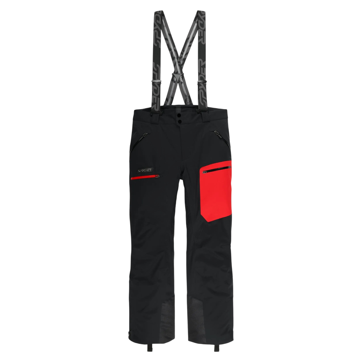Pantaloni schi barbati Spyder Propulsion 2026-Negru/Rosu-XL
